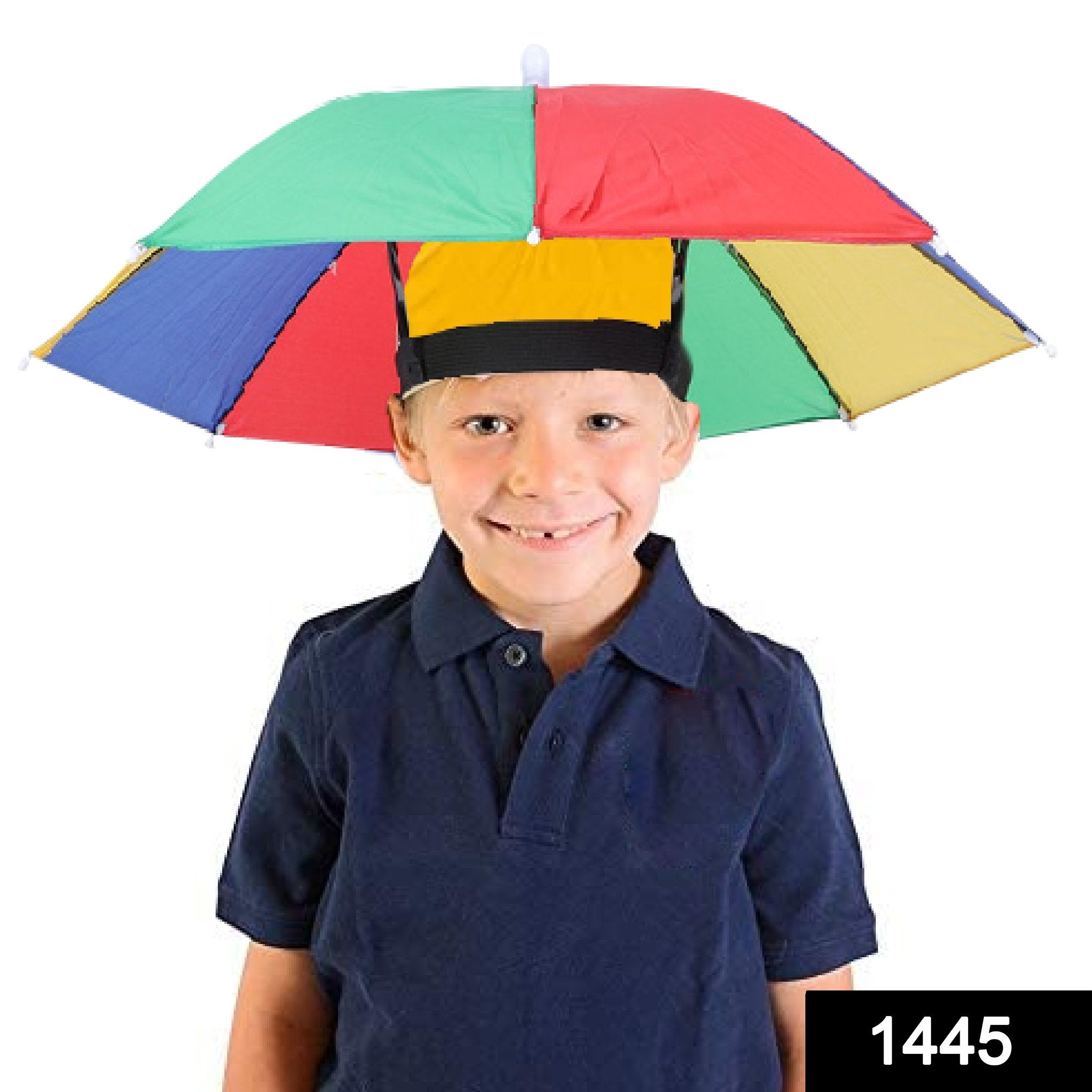 1445 Hands Free Umbrella Hat To Protect From Sun  Rain 1445 Hands Free Umbrella Hat To Protect From Sun  Rain